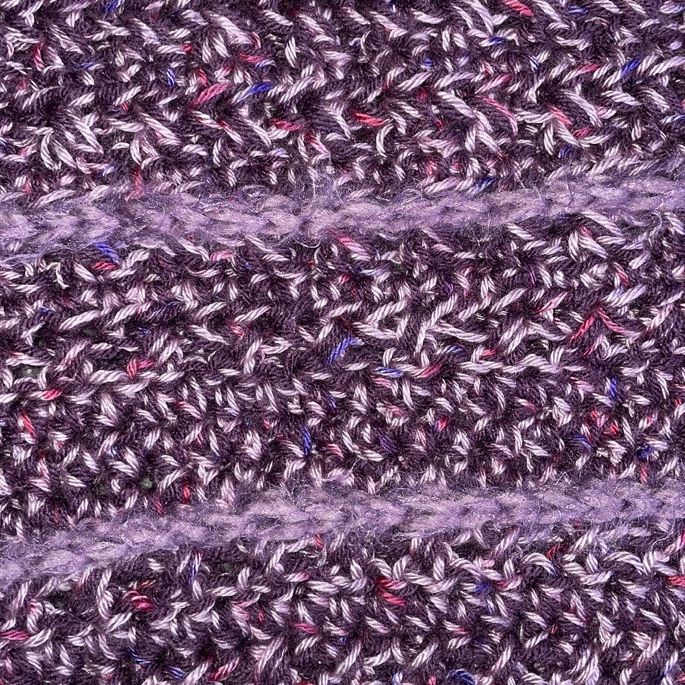 Hand knit infinity scarf💜 - Picture 4 of 4